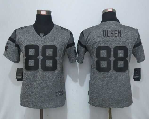 Women Limited Nike Carolina Panthers #88 Olsen Stitched Gridiron Gray Jersey,We sell and wholesale Women Limited Nike Carolina Panthers #88 Olsen Stitched Gridiron Gray Jersey on line form chian!